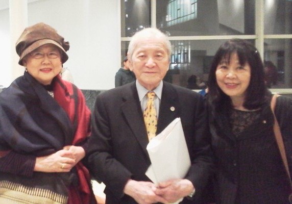 左から　広中和歌子　元環境庁長官　相沢英之　元経済企画庁長官　